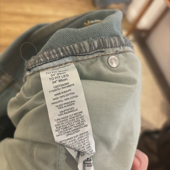 ASOS DESIGN Classic Rigid Jeans Light Stone Wash Blue Men’s 33”X34” NEW - Picture 7 of 8